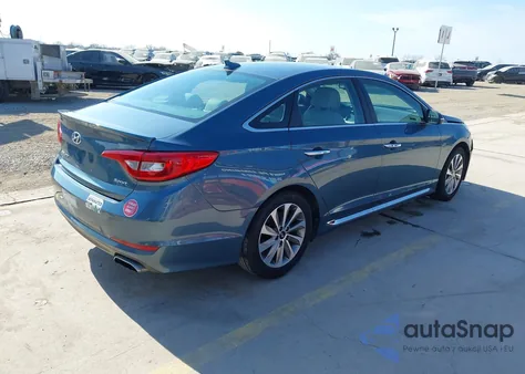 2016 Hyundai Sonata Sport z USA, uszkodzony, nr VIN 5NPE34AF9GH338534
